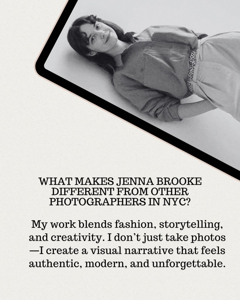Jenna Brooke Photography unique storytelling approach in NYC