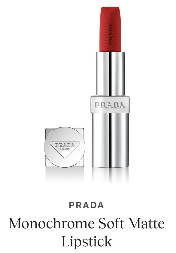 Prada Soft Matte Lipstick | Monochrome Luxury Lip Color for a Modern Look