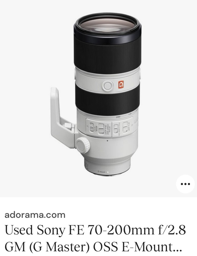 Sony FE 70-200mm f/2.8 GM Lens | Professional Telephoto Zoom for Portrait & Event Photography