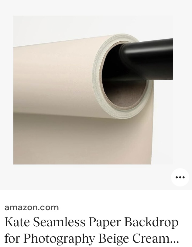 Kate Seamless Paper Backdrop Beige Cream | Photography Background for Portrait & Product Shoots