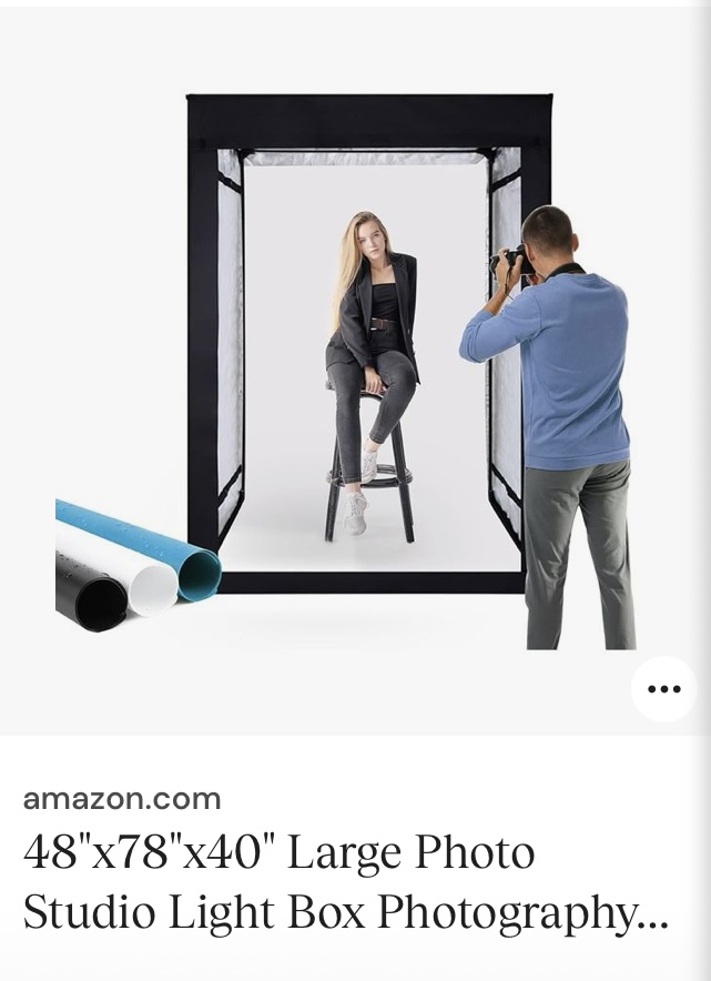 Professional Light Box for Fashion & Product Photography – 8 LED Panel Studio Setup